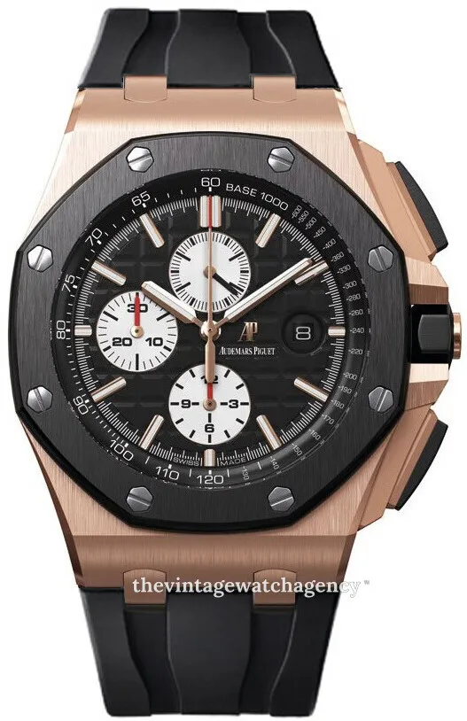 Audemars Piguet Royal Oak Offshore 26400RO.OO.A002CA.01 44mm 18k rose gold Black