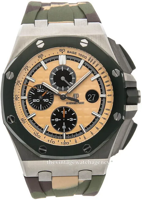 Audemars Piguet Royal Oak Offshore 26400SO.OO.A054CA.01 44mm Stainless steel Beige