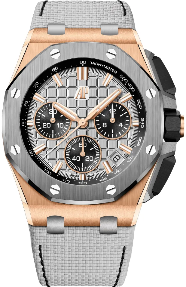 Audemars Piguet Royal Oak Offshore 26420OI.OO.A015VE.01 43mm Rose gold and 18k rose gold Gray