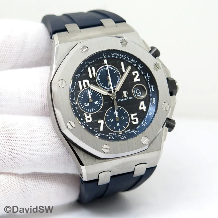 Audemars Piguet Royal Oak Offshore 26470ST.OO.A028CR.01 42mm Stainless steel Black, Blue