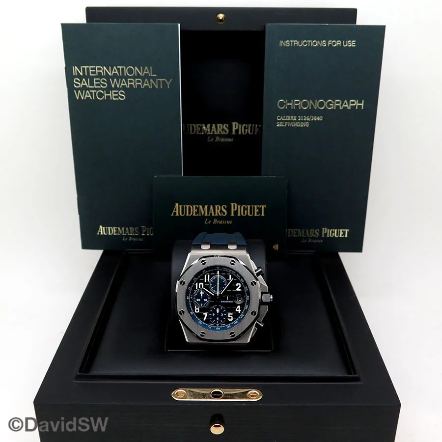 Audemars Piguet Royal Oak Offshore 26470ST.OO.A028CR.01 42mm Stainless steel Black, Blue 1