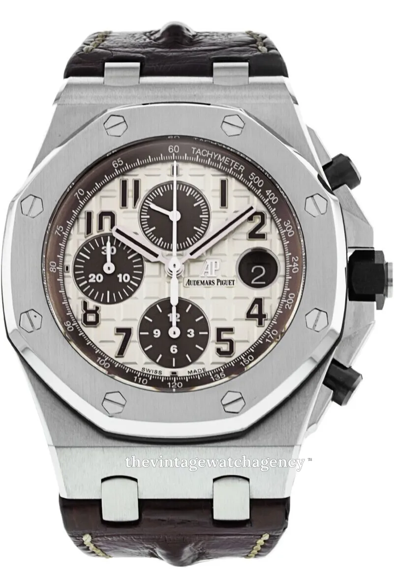 Audemars Piguet Royal Oak Offshore 26470ST.OO.A801CR.01 42mm Stainless steel Beige