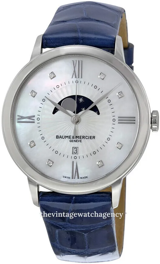 Baume & Mercier Classima 10226 36.5mm Stainless steel White