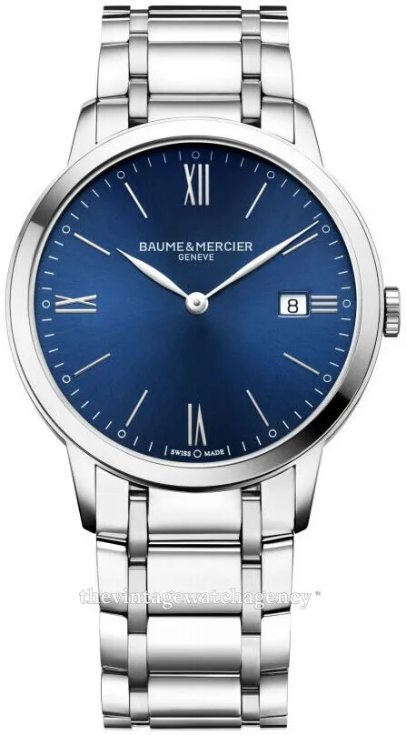 Baume & Mercier Classima M0A10382 44mm Stainless steel Blue