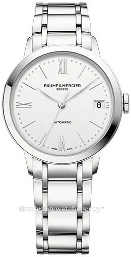 Baume & Mercier Classima M0A10495 34mm Stainless steel White