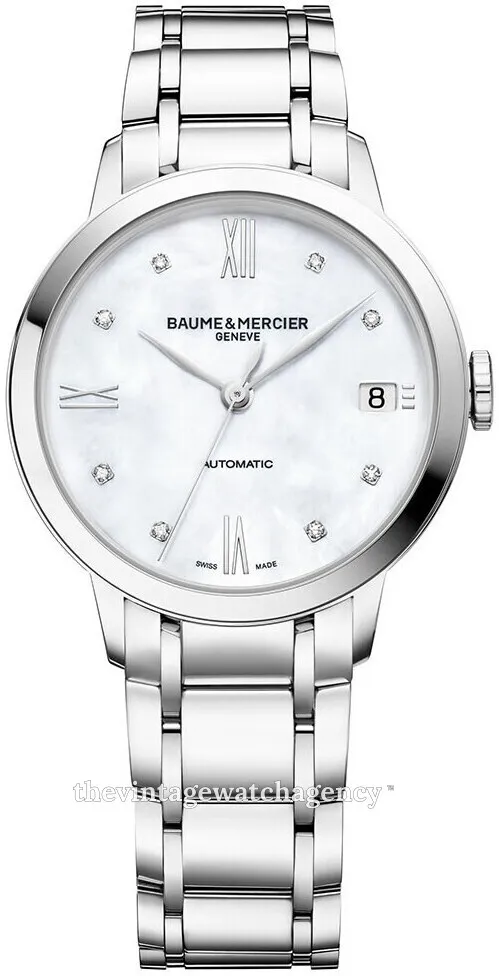 Baume & Mercier Classima MOA10496 34mm Stainless steel White