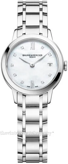 Baume & Mercier Classima MOA10490 27mm Stainless steel White