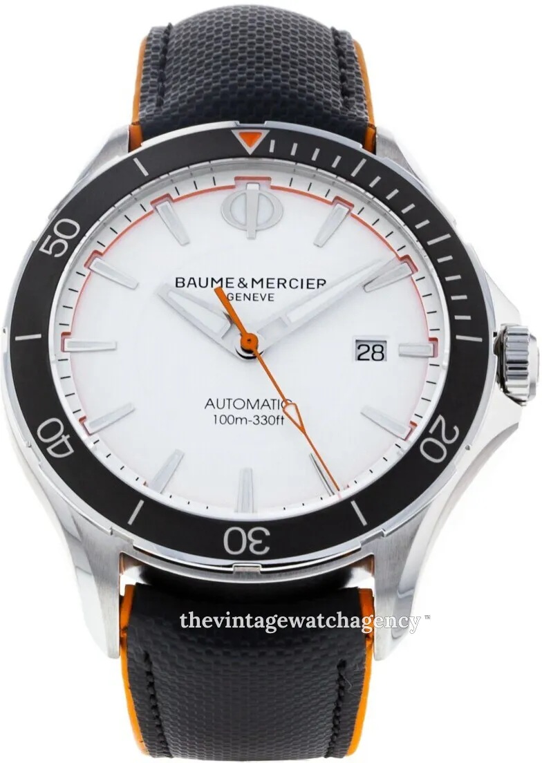 Baume & Mercier Clifton M0A10337 42mm Stainless steel White