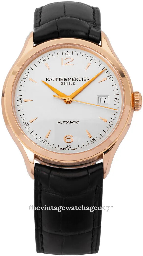 Baume & Mercier Clifton MOA10058 39mm Rose gold Silver