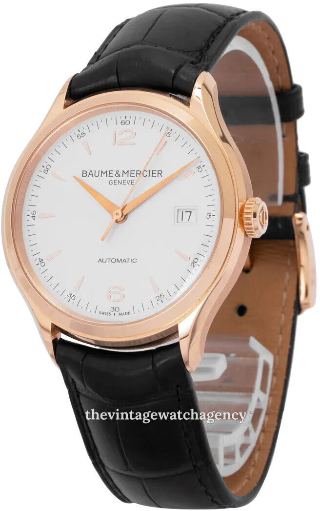 Baume & Mercier Clifton MOA10058 39mm Rose gold Silver 1