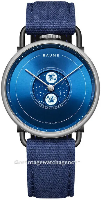 Baume & Mercier MOA10637 41mm Stainless steel Blue