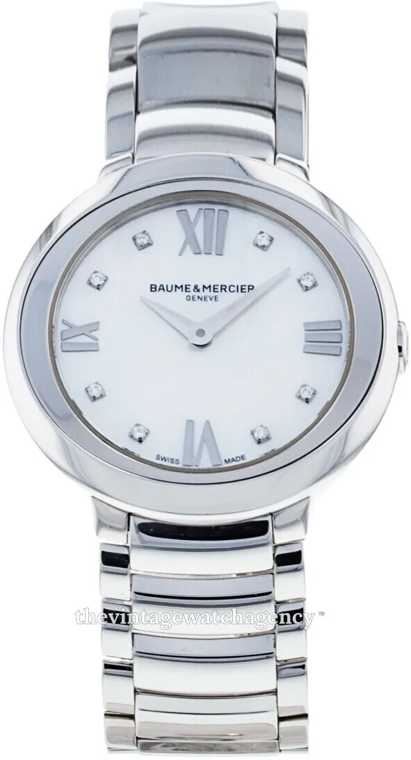 Baume & Mercier Promesse MOA10158 30mm Stainless steel Silver Mother of pearl