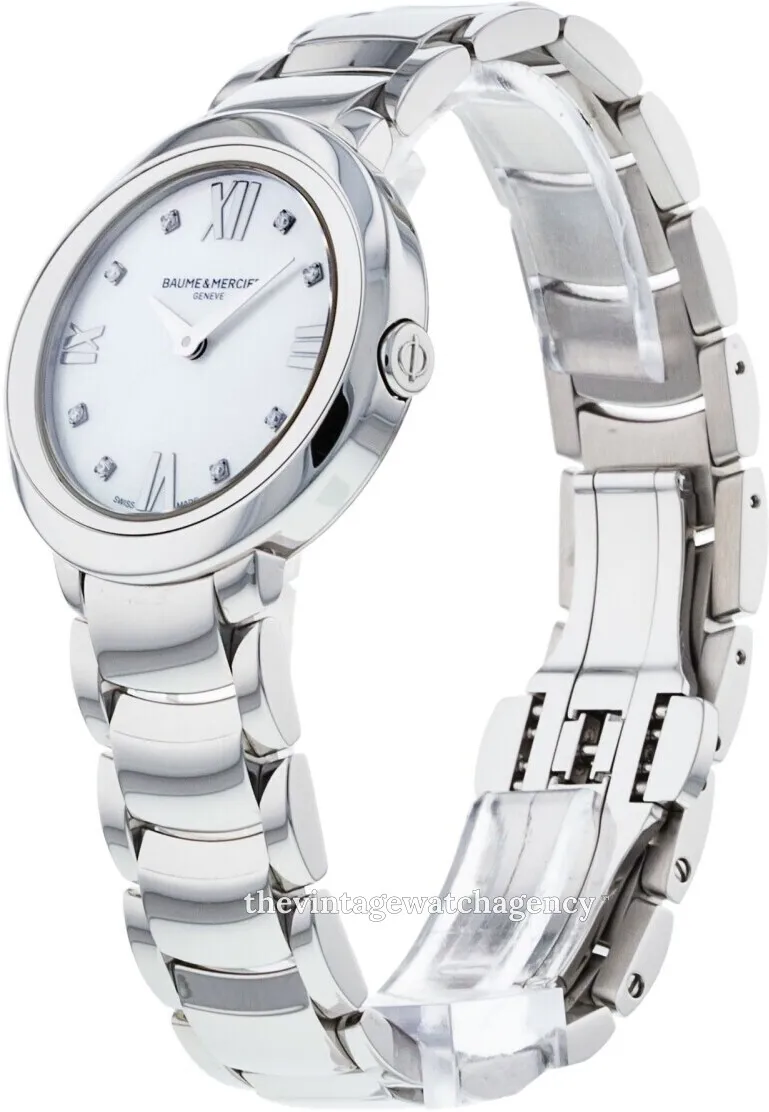 Baume & Mercier Promesse MOA10158 30mm Stainless steel Silver Mother of pearl 1