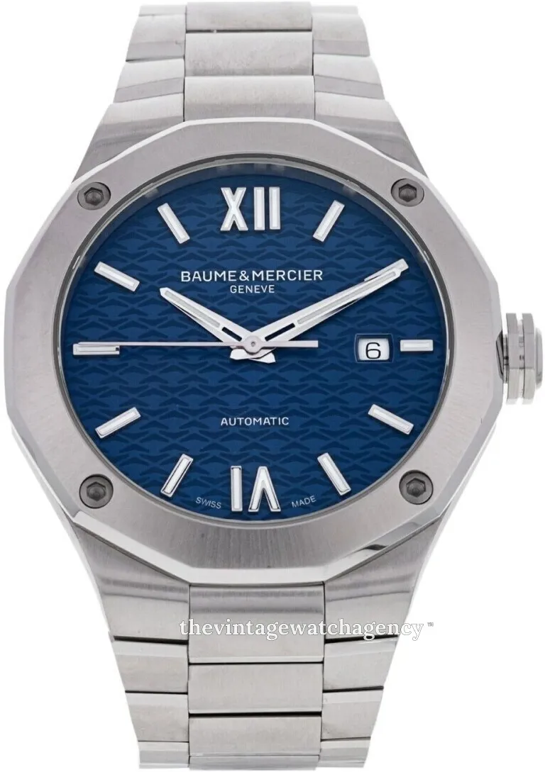 Baume & Mercier Riviera M0A10620 42mm Stainless steel Blue