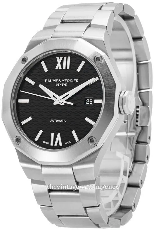 Baume & Mercier Riviera M0A10621 42mm Stainless steel Black 1