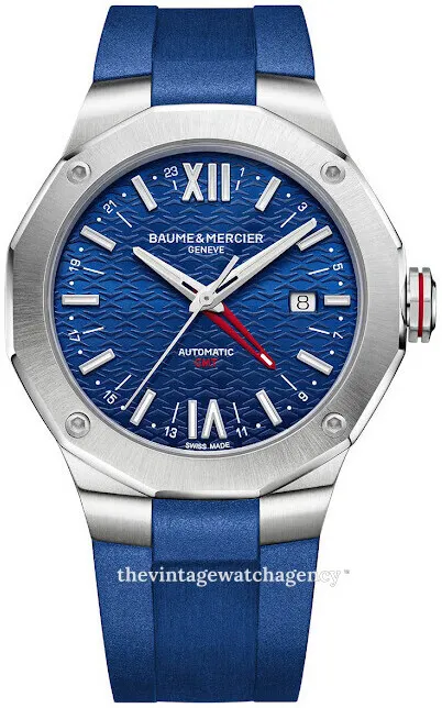 Baume & Mercier Riviera M0A10659 42mm Stainless steel Blue