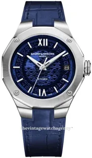 Baume & Mercier Riviera M0A10714 Stainless steel Blue