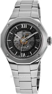 Baume & Mercier Riviera M0A10715 Stainless steel Grey skeleton dial