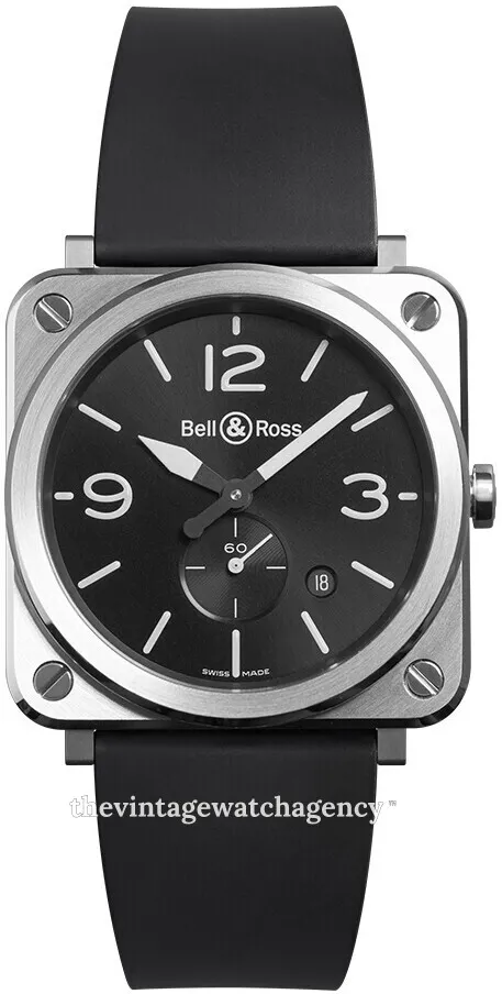 Bell & Ross BR S BRS-BLC-ST Stainless steel Black