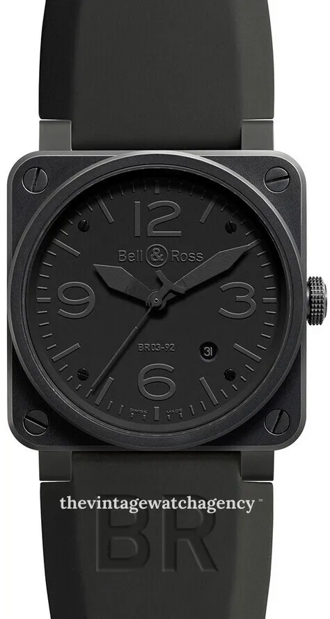 Bell & Ross Instruments BR0392-PHANTOM-CE 42mm Ceramic Black