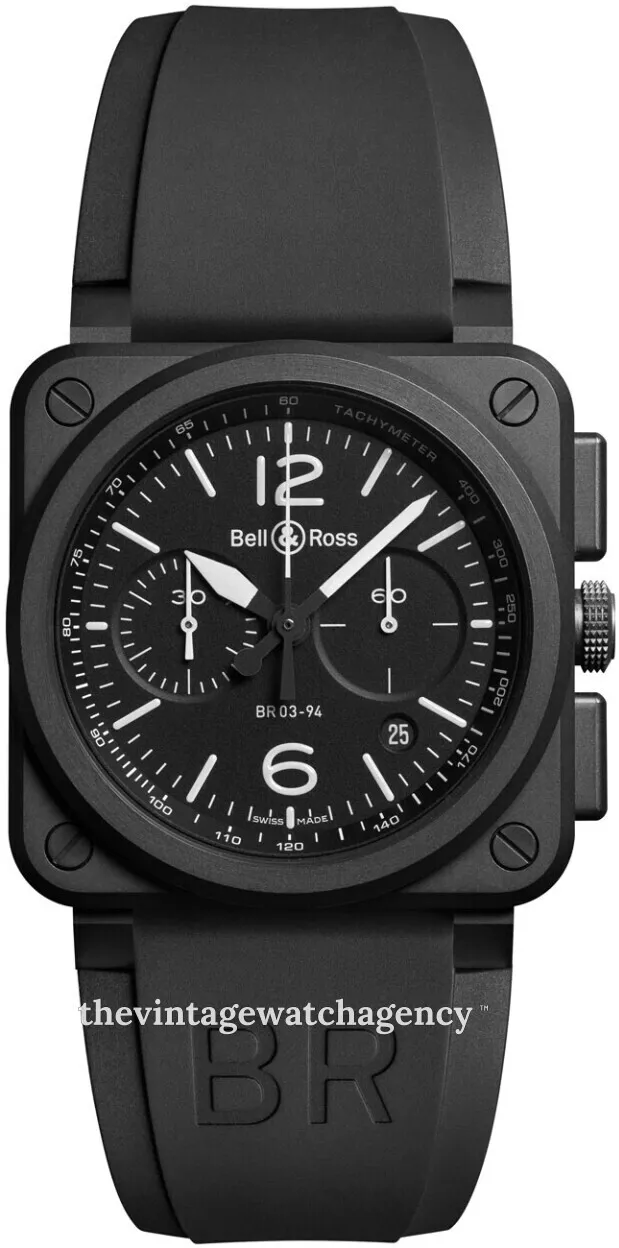 Bell & Ross Instruments BR0394-BL-CE Ceramic Black