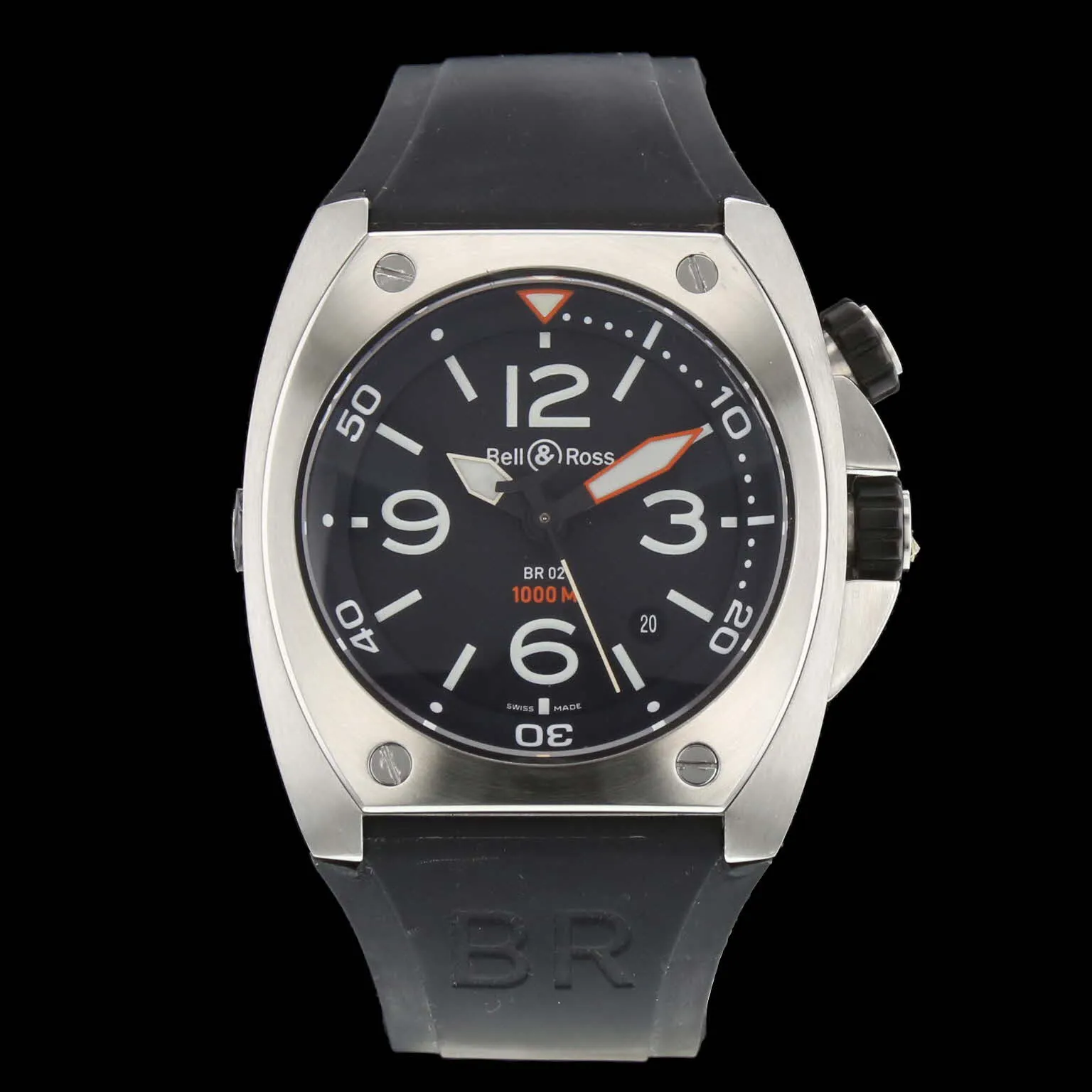 Bell & Ross Marine 6240 44mm Stainless steel Black