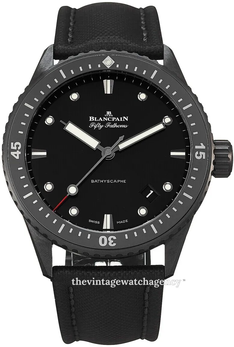 Blancpain Fifty Fathoms 5000-0130-B52A 43.6mm Ceramic Black