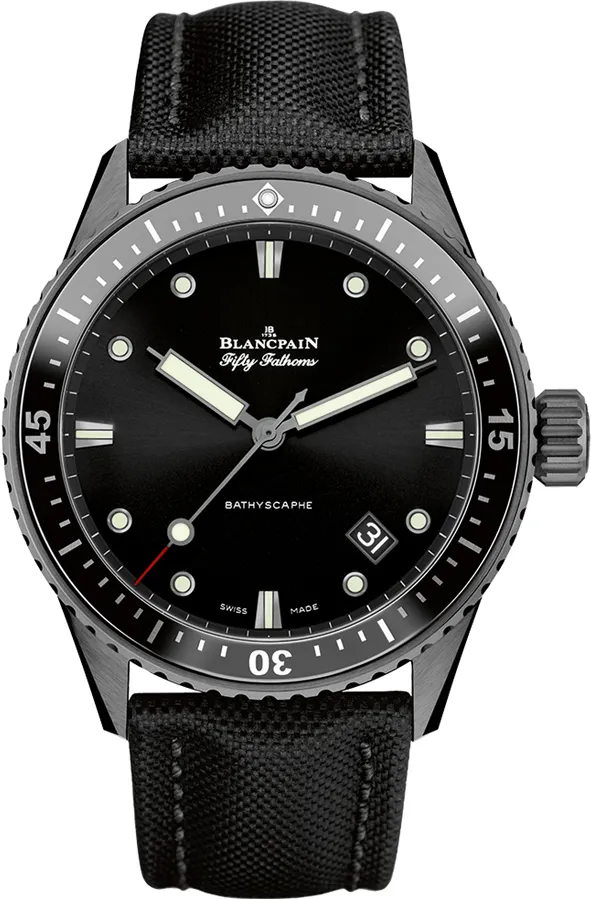 Blancpain Fifty Fathoms 5000-0130-B52A 43.6mm Ceramic Black