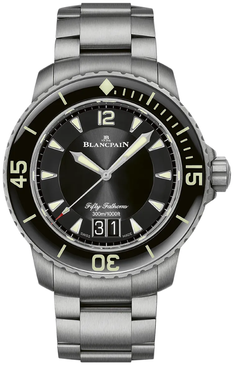 Blancpain Fifty Fathoms 5050 12B30 98B 45mm Titanium Black