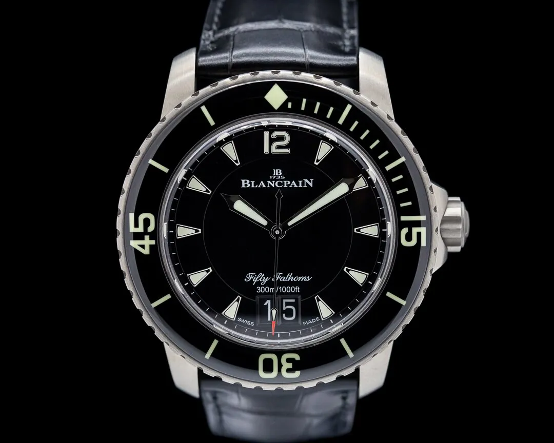 Blancpain Fifty Fathoms 5050-12B30-B52A 45mm Titanium Black