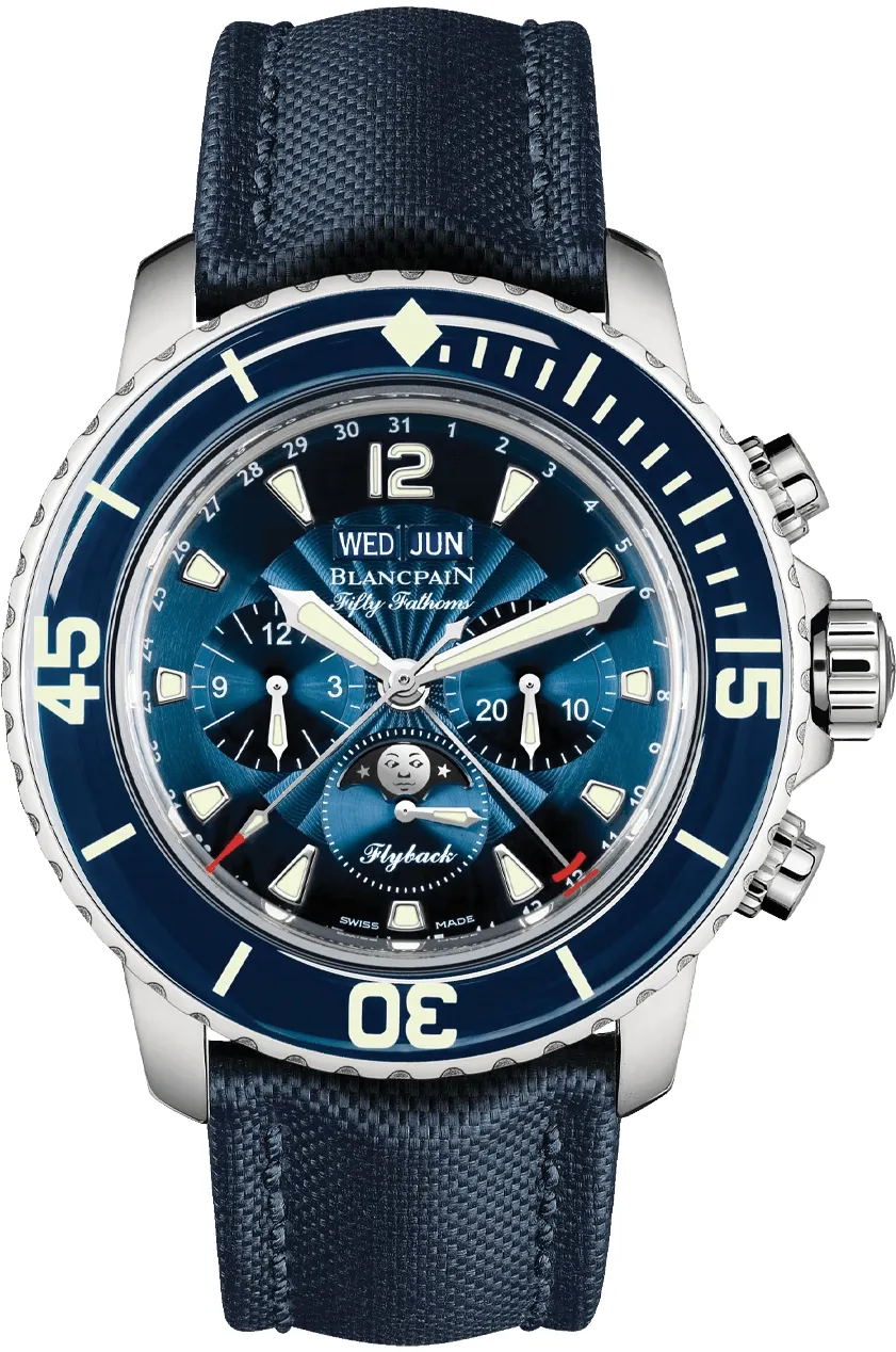 Blancpain Fifty Fathoms 5066f-1140-52b 45mm Stainless steel Blue