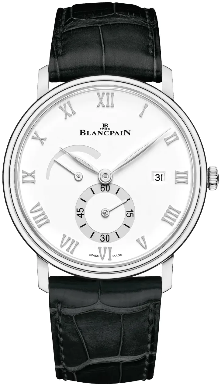 Blancpain Villeret 6606A-1127-55B 40mm Stainless steel White