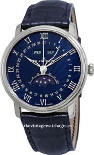 Blancpain Villeret 6654-1529-55B White gold Blue