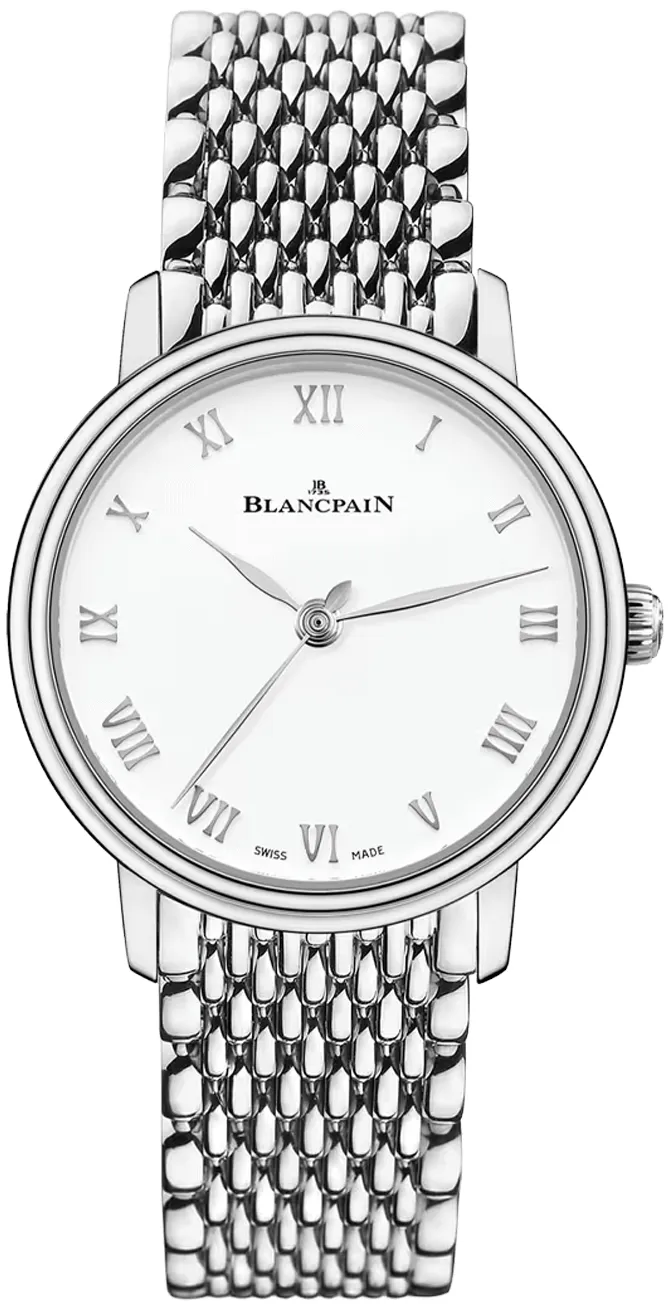 Blancpain Villeret Ultra-Slim 6104 1127 MMB 29mm Stainless steel White