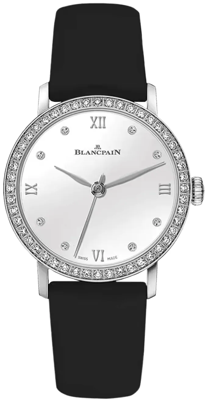 Blancpain Villeret Ultra-Slim 6104-4628-95A 29.2mm Stainless steel White