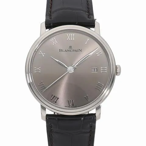 Blancpain Villeret Ultra-Slim 6651-1504-55B 40mm White gold Gray