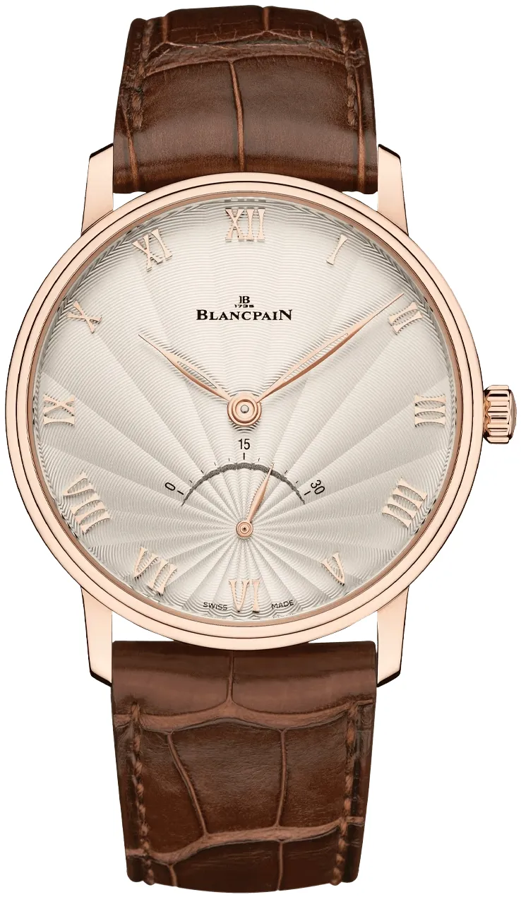 Blancpain Villeret Ultra-Slim 6653-3642-55A 40mm Rose gold White