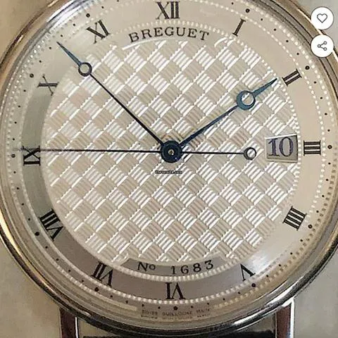 Breguet Classique 5177BB/12/9V6 38mm White gold Silver