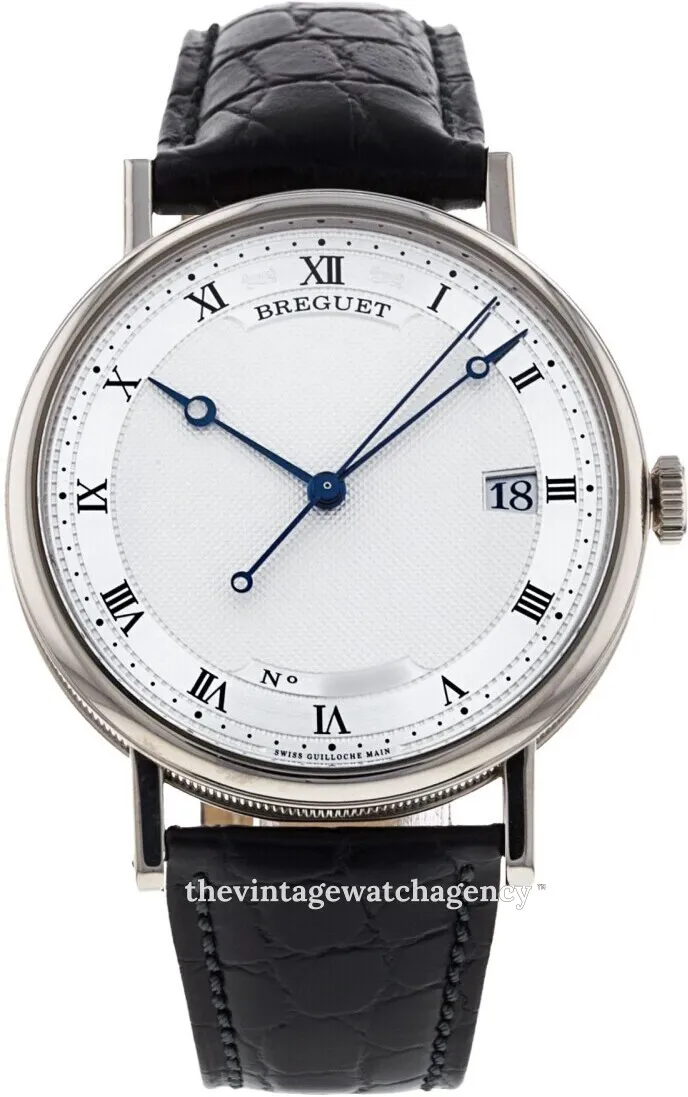 Breguet Classique 5177BB/15/9V6 38mm White gold Silver