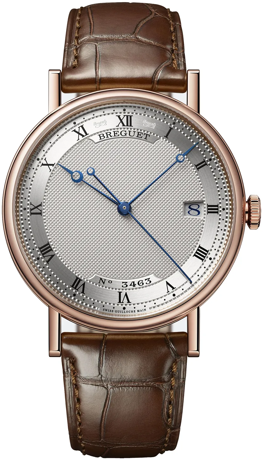 Breguet Classique 5177BR/15/9V6 38mm Rose gold and 18k rose gold Silver