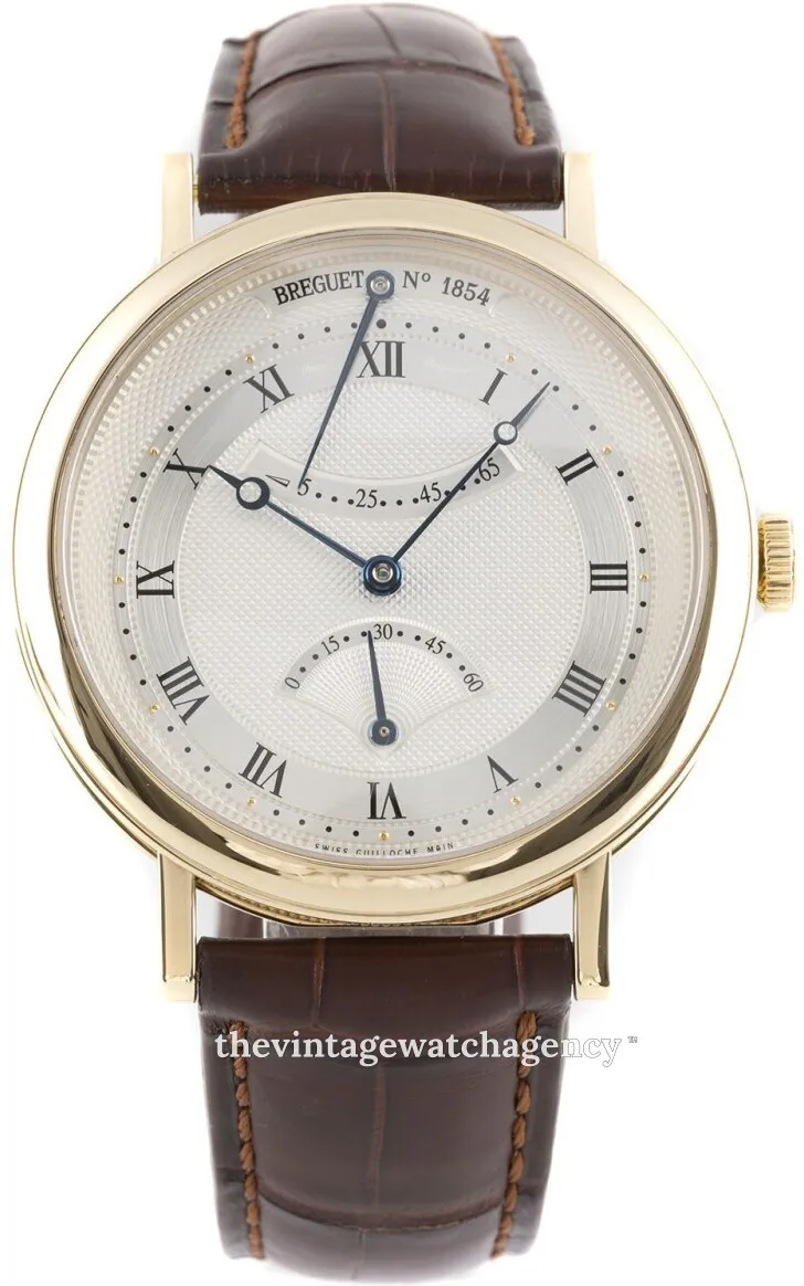 Breguet Classique 5207BA/12/9V6 39mm Yellow gold Silver