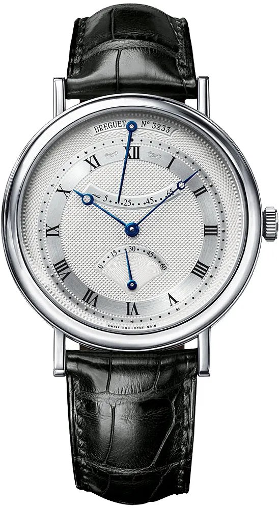 Breguet Classique 5207BB/12/9V6 39mm White gold and 18k white gold Silver