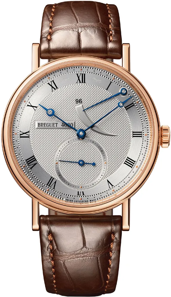 Breguet Classique 5277BR/12/9V6 38mm Rose gold and 18k rose gold Silver