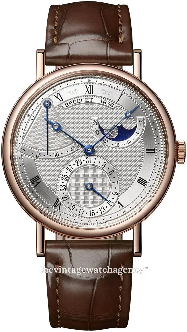 Breguet Classique 7137BR/15/9VU 39mm Rose gold Silver