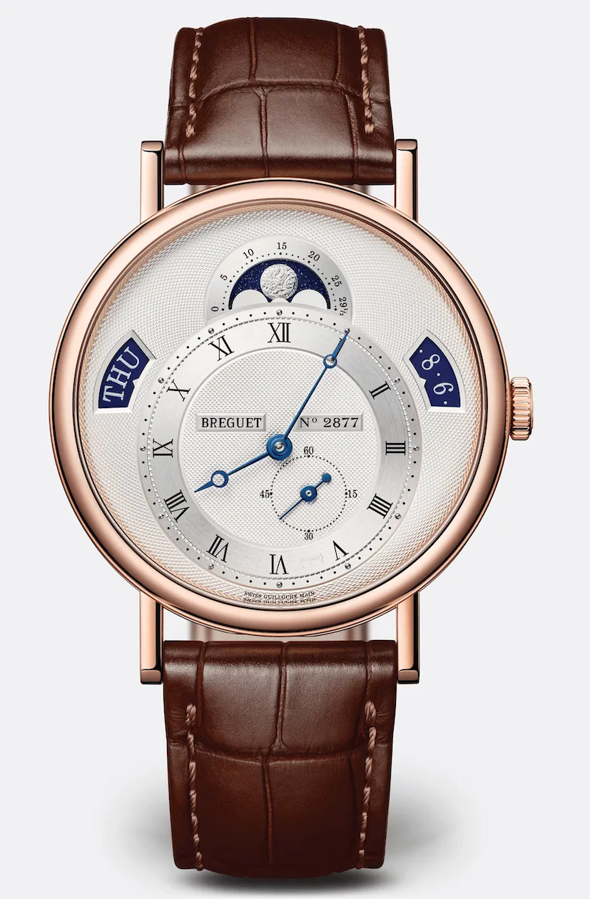 Breguet Classique 7337BR/12/9VU 39mm Rose gold and 18k rose gold Silver