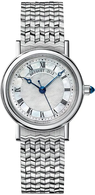 Breguet Classique 8067BB/52/BC0 30mm White gold and 18k white gold Mother-of-pearl