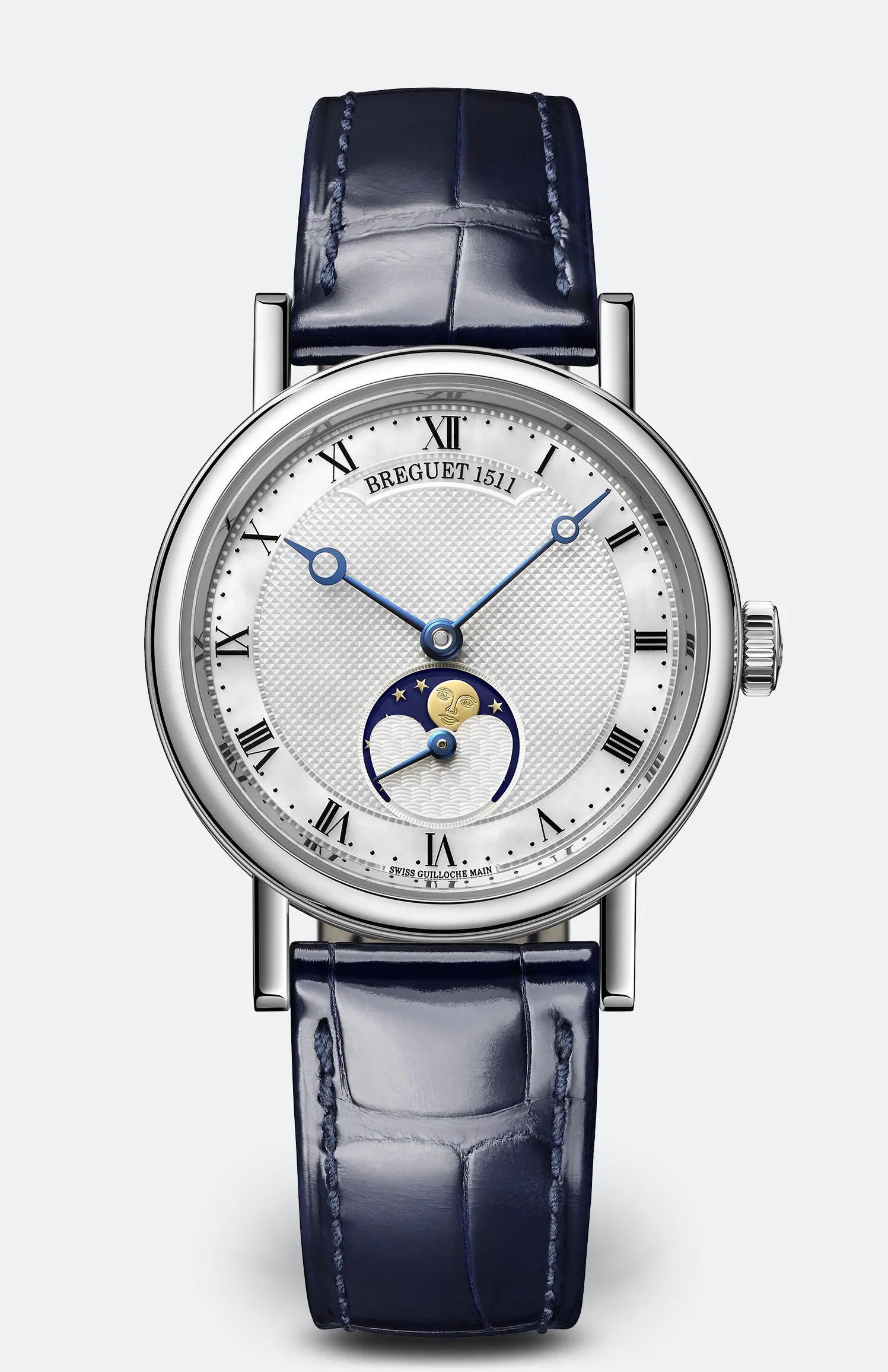 Breguet Classique 9087BB/52/964 30mm White gold and 18k white gold White