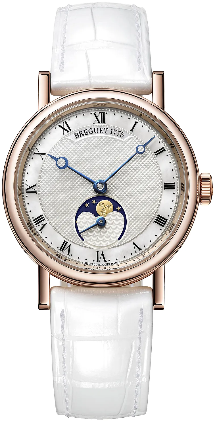 Breguet Classique 9087BR/52/964 30mm Rose gold and 18k rose gold White