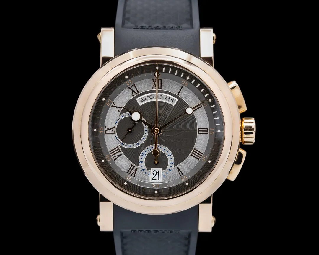 Breguet Marine 5827BR/Z2/5ZU 42mm Rose gold Black