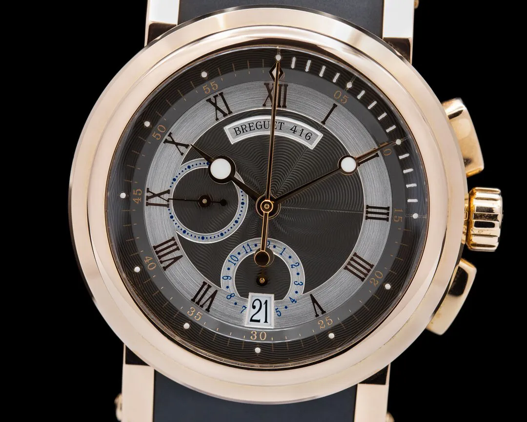 Breguet Marine 5827BR/Z2/5ZU 42mm Rose gold Black 1